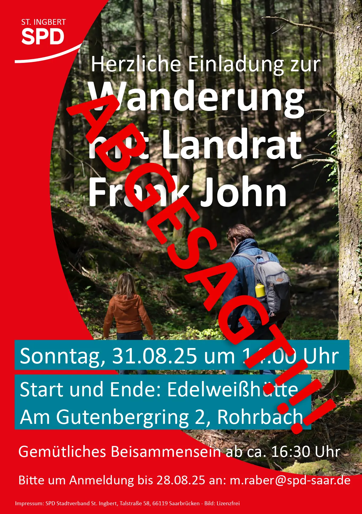 Wanderung mit Frank John in Rohrbach (Saar)
