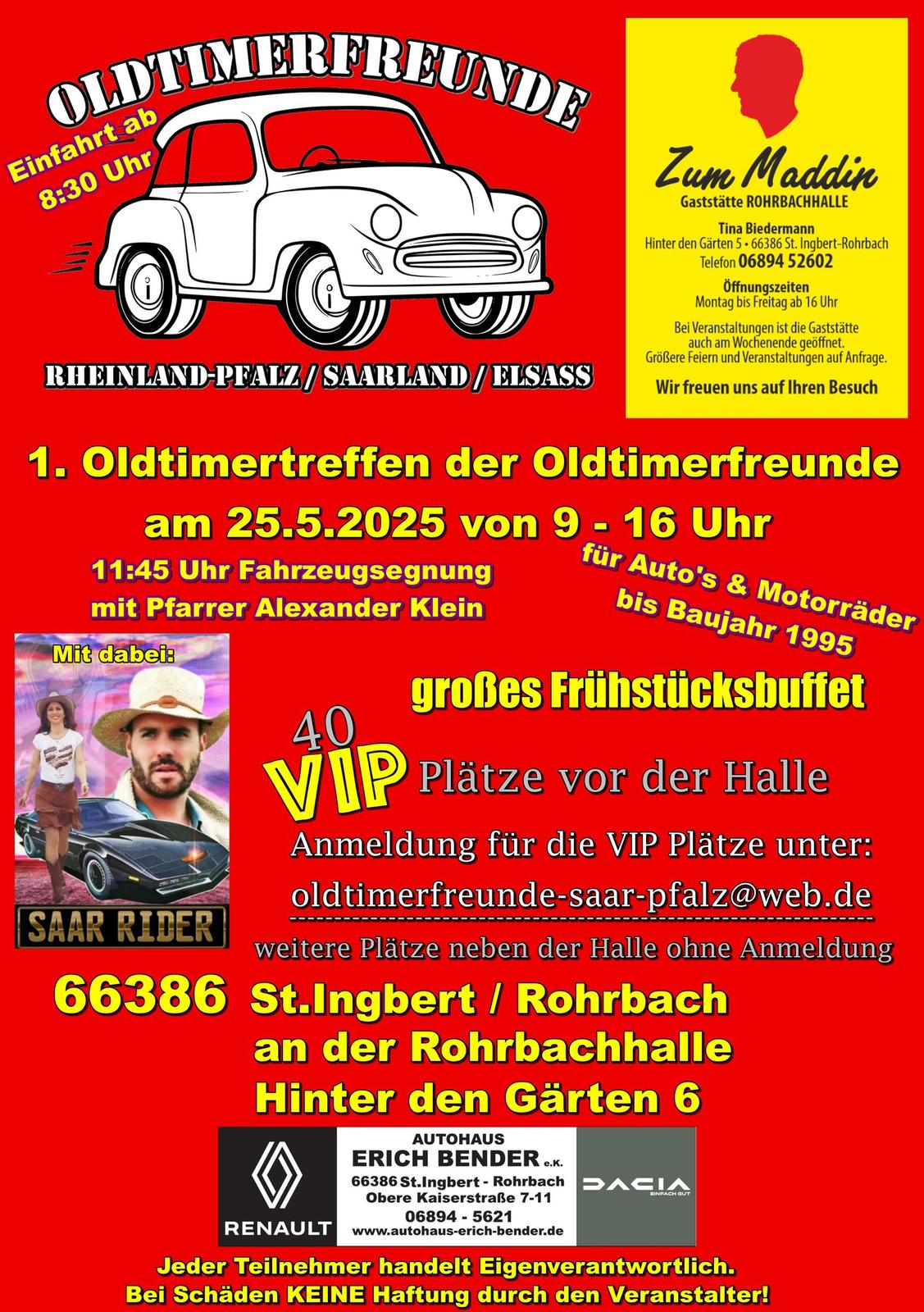 Oldtimertreffen 2025 in Rohrbach (Saar)