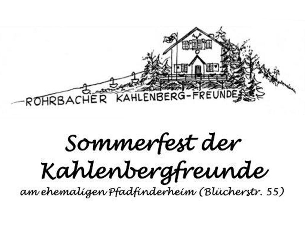 Sommerfest der Rohrbacher Kahlenbergfreunde