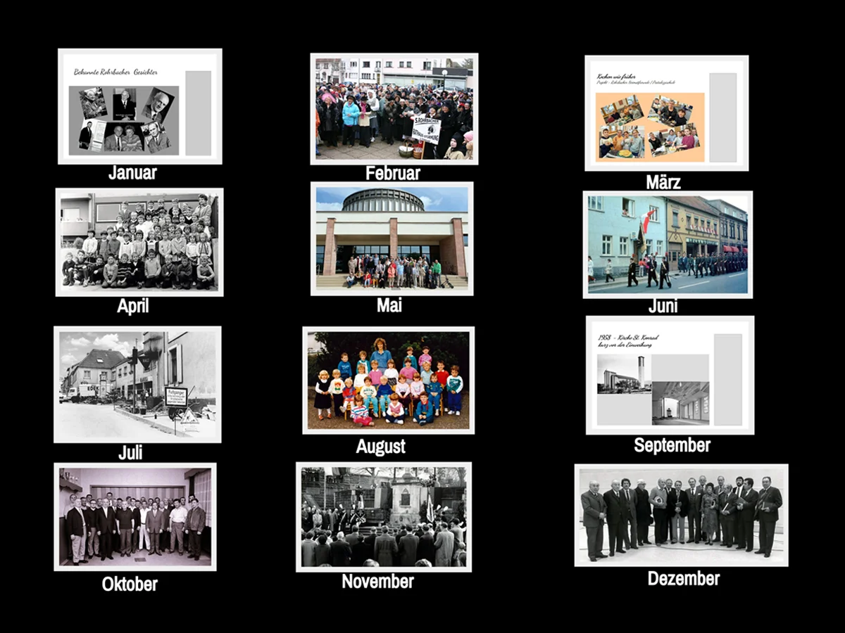 Motivübersicht: Heimatkalender der Heimatfreunde Rohrbach (Saar)